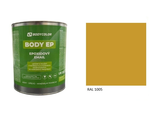 Epoxidová farba 5:1 matná RAL 1005 – medovožltá 4,5L / 7,25KG
