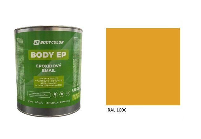 Epoxidová farba 5:1 polomatná RAL 1006 – kukuričná žltá 2,25L / 3,62KG