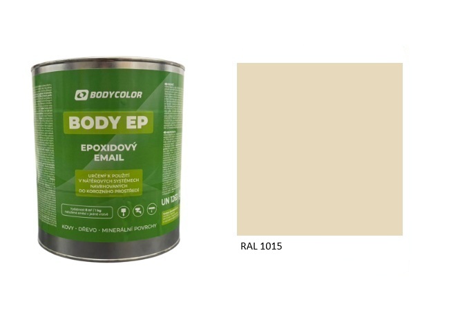 Epoxidová farba 5:1 polomatná RAL 1015 – svetlá slonovinová 0,75L / 1,125KG