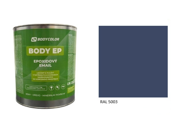 Epoxidová farba 5:1 matná RAL 5003 – zafírová modrá 2,25L / 3,62KG