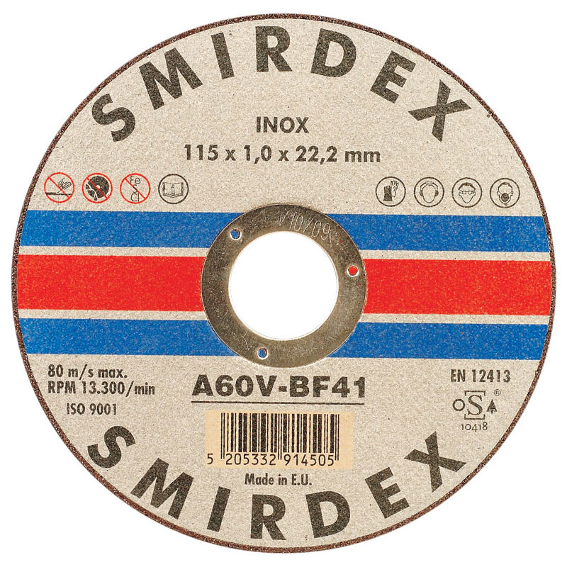Smirdex 914 rezný disk Inox 115x1,0x22