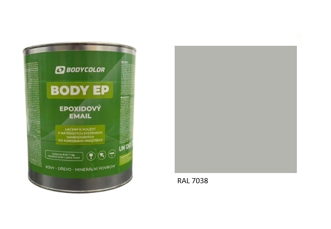 Epoxidová farba 5:1 polomatná RAL 7038 – achátová sivá 2,25L / 3,62KG