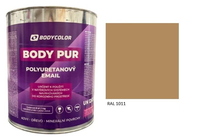 Polyuretánová farba 4:1 matná RAL 1011 – hnedobéžová 4,5L / 6,21KG