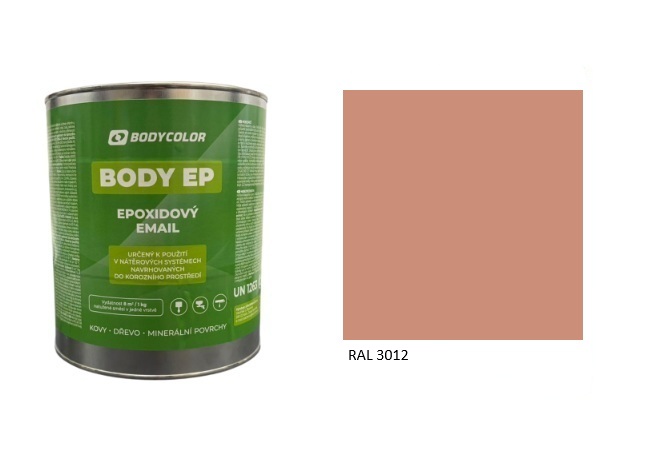 Epoxidová farba 5:1 lesklá RAL 3012 – béžovočervená 4,5L / 7,25KG