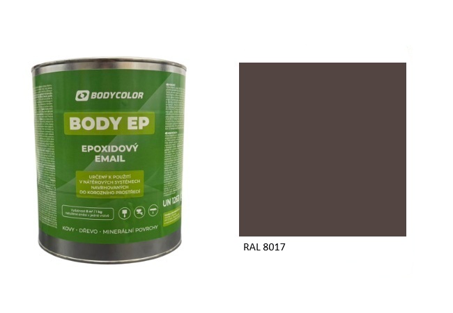 Epoxidová farba 5:1 lesklá RAL 8017 – čokoládová hnedá 2,25L / 3,62KG
