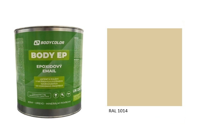 Epoxidová farba 5:1 polomatná RAL 1014 – slonovinová 0,75L / 1,125KG