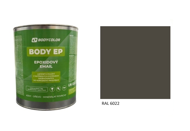 Epoxidová farba 5:1 matná RAL 6022 – hnedoolivová 0,75L / 1,125KG
