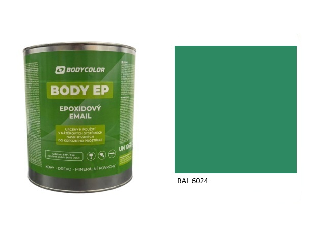 Epoxidová farba 5:1 matná RAL 6024 – dopravná zelená 2,25L / 3,62KG