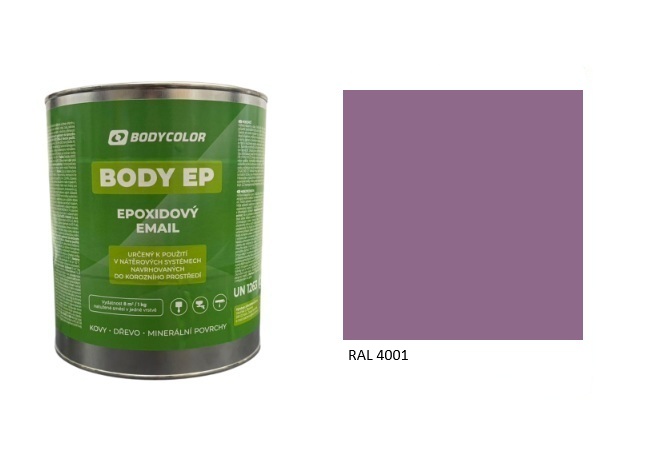 Epoxidová farba 5:1 matná RAL 4001 – červenofialová 4,5L / 7,25KG