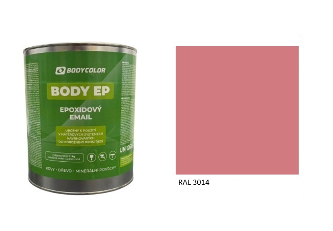 Epoxidová farba 5:1 matná RAL 3014 – starožitná ružová 2,25L / 3,62KG