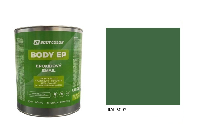 Epoxidová farba 5:1 matná RAL 6002 – listová zelená 4,5L / 7,25KG