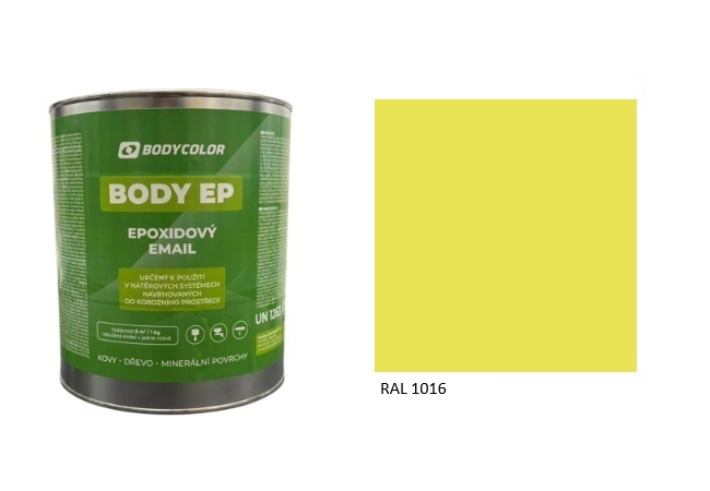Epoxidová farba 5:1 lesklá RAL 1016 – sírovožltá 0,75L / 1,125KG
