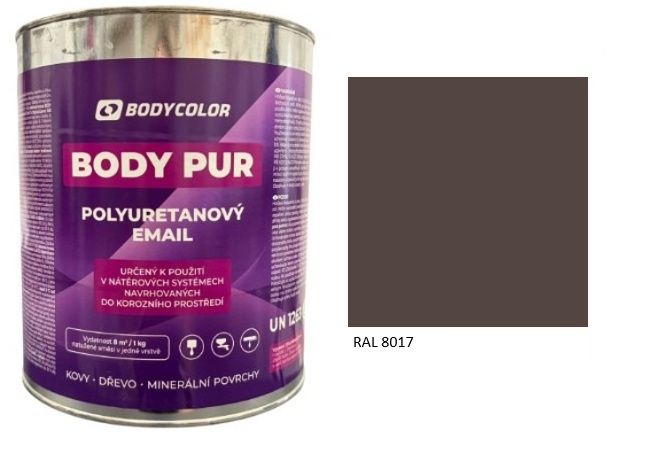 Polyuretánová farba 4:1 lesklá RAL 8017 – čokoládová hnedá 2,25L / 3,10KG
