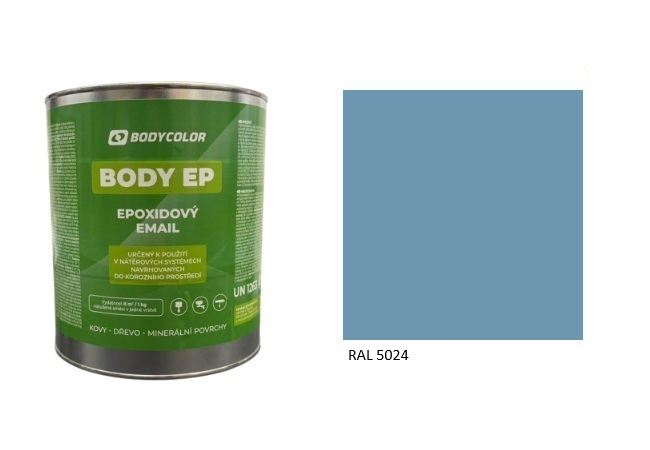 Epoxidová farba 5:1 matná RAL 5024 – pastelová modrá 4,5L / 7,25KG