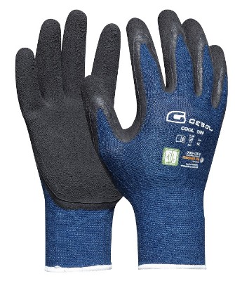 Gebol Pracovné rukavice pre montážne práce s chladiacim efektom COOL GRIP č.8, bezšvové