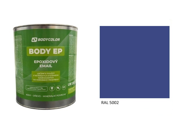 Epoxidová farba 5:1 polomatná RAL 5002 – ultramarínová modrá 0,75L / 1,125KG