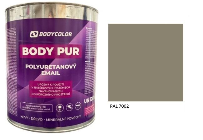Polyuretánová farba 4:1 lesklá RAL 7002 – olivovosivá 0,75L / 0,99KG