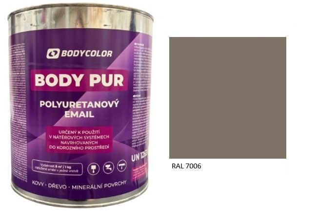 Polyuretánová farba 4:1 matná RAL 7006 – béžovosivá 4,5L / 6,21KG