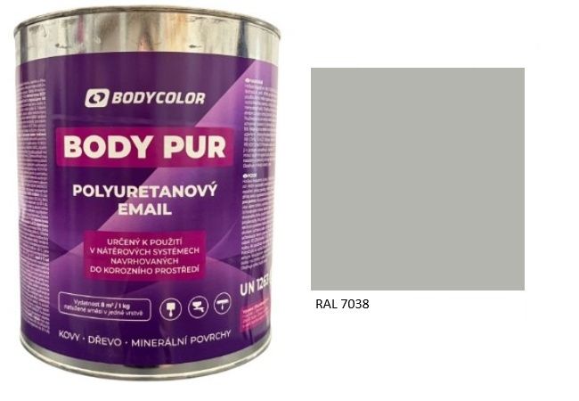 Polyuretánová farba 4:1 lesklá RAL 7038 – achátová sivá 2,25L / 3,10KG