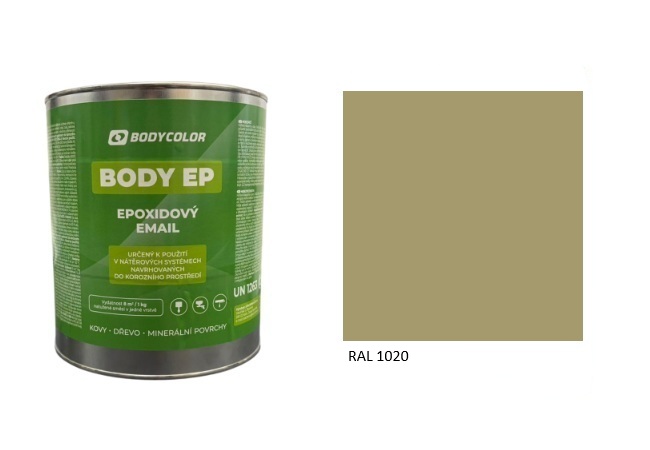 Epoxidová farba 5:1 lesklá RAL 1020 – olivovožltá 0,75L / 1,125KG