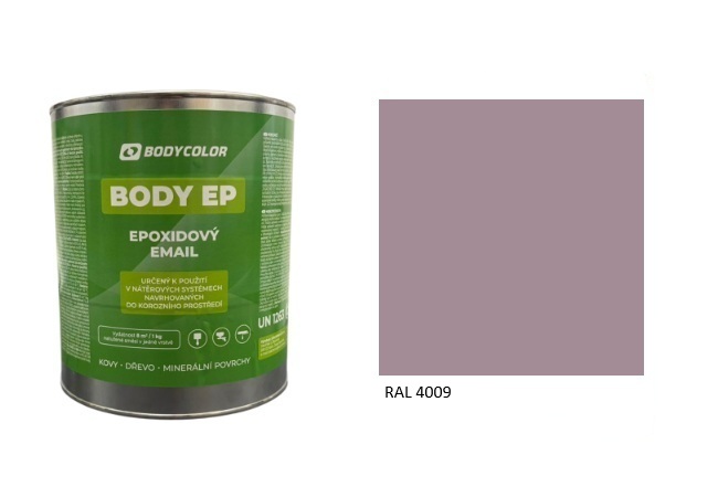 Epoxidová farba 5:1 polomatná RAL 4009 – pastelová fialová 4,5L / 7,25KG