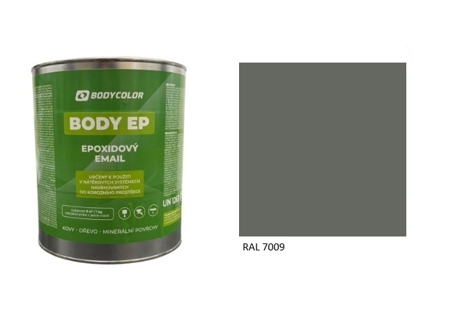 Epoxidová farba 5:1 matná RAL 7009 – zelenosivá 4,5L / 7,25KG