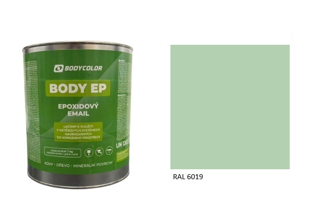 Epoxidová farba 5:1 matná RAL 6019 – pastelová zelená 0,75L / 1,125KG