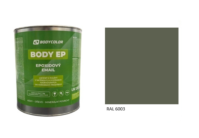 Epoxidová farba 5:1 lesklá RAL 6003 – olivová zelená 4,5L / 7,25KG