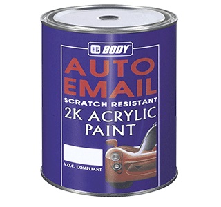 HB BODY autoemail 9330 2K ACRYL PAINT RAL 9006 1L