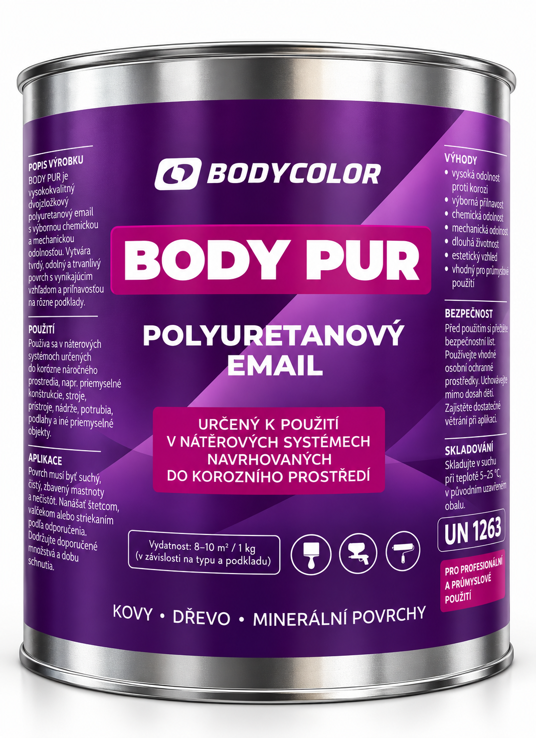 Polyuretánové farby MATNÉ 2,25 L / 3,10 kg