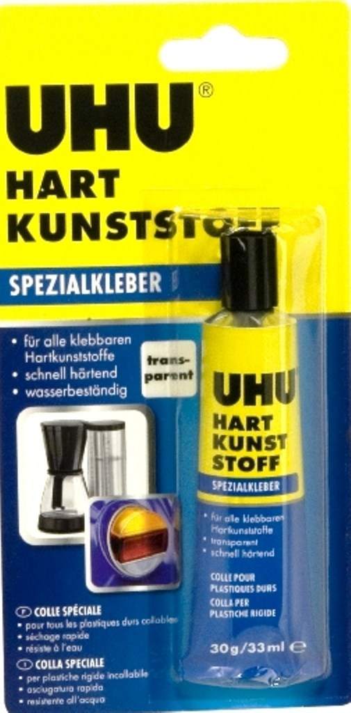 HU HART KUNSTSTOFF, lepidlo na studené zváranie tvrdých plastov 33ML/30G