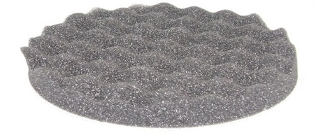ETALON leštiaci kotúč na suchý zips 150mm x 25mm perforovaný jemný čierny